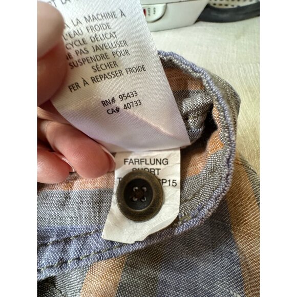 Toad‎ & Co Women's Far Flung Linen Shorts Sz 14 Casual Walking Everyday Summer - Picture 16 of 16